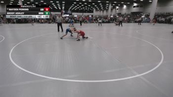 113 lbs Champ. Rd Of 32 - Brody Ashley, Michigan West Wrestling Club vs Maysen Perkins, Greater Heights Wrestling