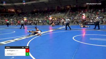 108 lbs Prelims - Jj McComas-Rogers, Cowboy WC vs Josiah Gallegos, Brighton WC