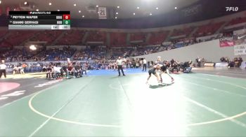 3A Boys 120 lbs Cons. Semi - Peyton Wafer, Douglas Boys vs Gianni Gervasi, Rogue River Boys