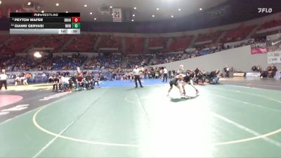 3A Boys 120 lbs Cons. Semi - Peyton Wafer, Douglas Boys vs Gianni Gervasi, Rogue River Boys