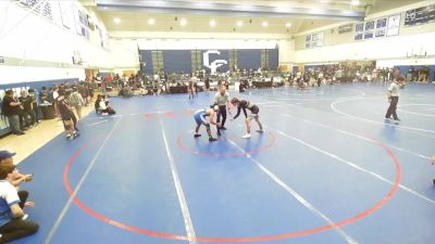 157 lbs Champ. Round 1 - Christopher Green, Los Osos High School Wrestling vs Lucca Abrigo, Rancho Bernardo Wrestling