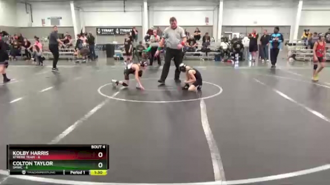 56 lbs Round 2 (4 Team) - Colton Taylor, SMWC vs Kolby Harris, Xtreme Team