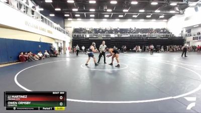 197 lbs Cons. Round 4 - Jj Martinez, Fresno City vs Owen Ormsby, Cerritos