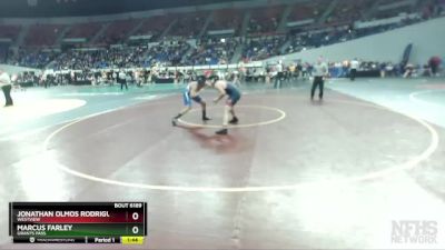 6A-165 lbs Champ. Round 2 - Jonathan Olmos Rodriguez, Westview vs Marcus Farley, Grants Pass