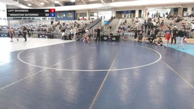113 lbs Champ. Rd Of 32 - Layf Skadberg, Las Animas Wrestling Club vs Sebastian Gutierrez, Silvaback