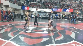 G - 190 lbs Champ. Round 1 - Adri Cox, Flathead (Kalispell) (Girls) vs Daijalin Sunchild, Big Sandy (Girls)