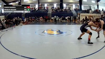 138 lbs 2nd Wrestleback (16 Team) - Braelyn Nelson, Gilmer County vs Cason Waddell, Upson Lee