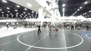 54 lbs Quarterfinal - Elijah Meza, Pounders WC vs Frank Molinaro, Rising Sun WC