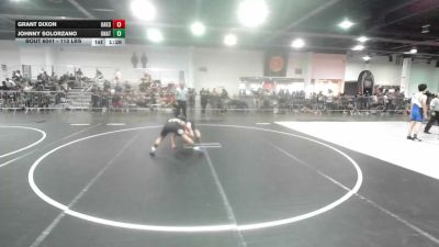 113 lbs Round Of 16 - Grant Dixon, Oakdale WC vs Johnny Solorzano, Unattached
