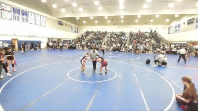 135 lbs Champ. Round 1 - Macie Brooks, Orange Lutheran High School vs Harmonie Paredes, La Quinta High School
