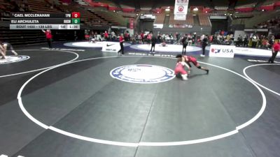 138 lbs Quarters - Cael McClenahan, Topanga PAL Wrestling vs Eli Archuleta, Redwood High School Wrestling