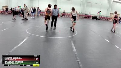 110 lbs Round 4 (8 Team) - Hunter Kapitula, Mat Assassins vs Brantley Wagner, Warhawks Wrestling