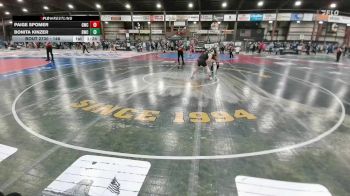 148 lbs Champ. Round 1 - Paige Spomer, Gorilla Wrestling Club vs Bonita Kinzer, Broadus Wrestling Club