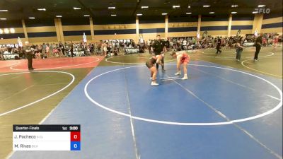 150 kg Quarterfinal - Joshua Pacheco, X-clusive Wrestling vs Matthew Rivas, Silverback WC