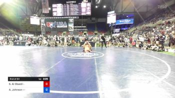 182 lbs Rnd Of 64 - Sedeeq Al Obaidi, Illinois vs Aaron Johnson, New York