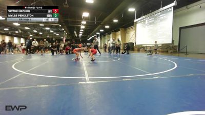 61 lbs Rr Rnd 2 - Victor Urquijo, Juggernaut Wrestling Club vs Myles Pendleton, North Desoto Wrestling Academy