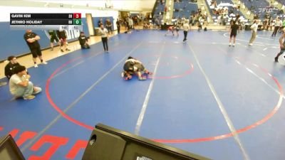 126 lbs Cons. Semi - Gavin Kim, Sunny Hills vs Jethro Holiday, Rough House
