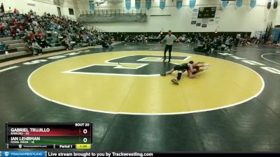 126 lbs Round 5 (10 Team) - Gabriel Trujillo, Rawlins vs Ian Lehrman, Fossil Ridge