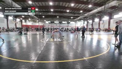 95 lbs Placement - Skylar Napolitano, CT Sneaky Golem`s vs Reef Schoop, Benton