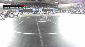 Boys 1B/2B 120 Quarterfinal - Jesse Velazquez Garcia, Tonasket vs Colten Vandermeulen, Ilwaco
