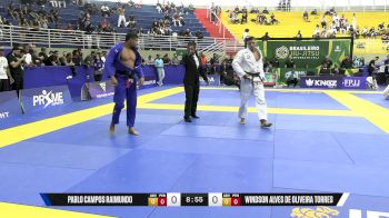 Windson Alves De Oliveira Torres vs Pablo Campos Raimundo 2025 Brasileiro Jiu-Jitsu IBJJF