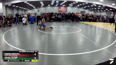 59 lbs Cons. Round 7 - Ethan Yetzer, Noke Wrestling RTC vs Vaiden Driscoll, Buena Vista Outlaws