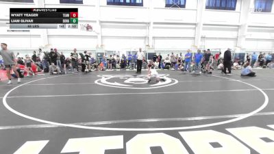 68 lbs 5th Place - Wyatt Yeager, Team Compound-EL vs Liam Glivar, Donahue W.A-EL