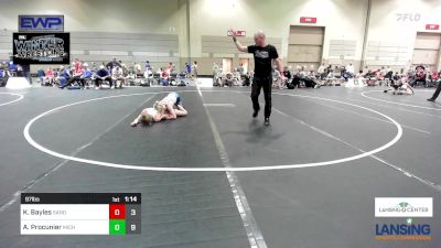 97 lbs Rr Rnd 3 - Korvin Bayles, Sanderson Wrestling Academy vs Asher Procunier, Michigan Premier WC - (A)