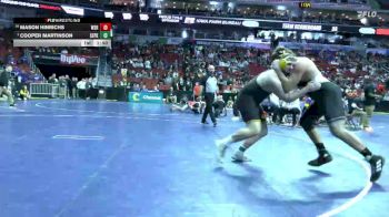 3A-285 lbs Champ. Round 2 - Cooper Martinson, Southeast Polk vs Mason Hinrichs, Waverly-Shell Rock