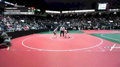 108 lbs Cons. Round 3 - Kaiden Stacy, TBG1 vs Brayden Barker, EWC3