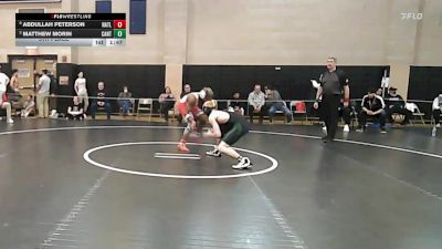 144 lbs 5th Place - Abdullah Peterson, North Attleborough vs Matthew Morin, Canton