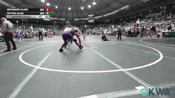 160 lbs Quarterfinal - Bethenigh Clark, Buck Pride Wrestling vs Peyton Allen, Broken Arrow Wrestling Club