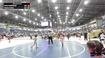 49 lbs Quarterfinal - Noah Rodriguez, Ridge WC vs Isaiah Lopez, Black Fox Wrestling Academy