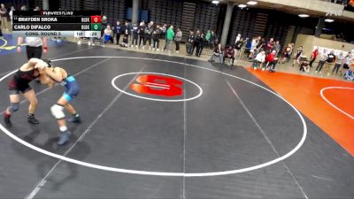 101 lbs Cons. Round 5 - Brayden Sroka, Unattached vs Carlo Difalco, Prospect