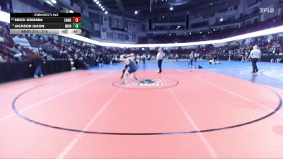 215 lbs 5th Place Match - Erick Orizaba, Emmett vs Jackson Dixon, Middleton