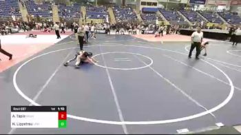 86 lbs Rr Rnd 4 - Arian Tapia, Mountain Wrestling vs Natalie Lippstreu, Level Up