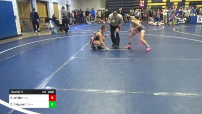 97-104.2 lbs Semifinal - Alyssa Rosario, Rattlers vs Elle Anderson, SHWA