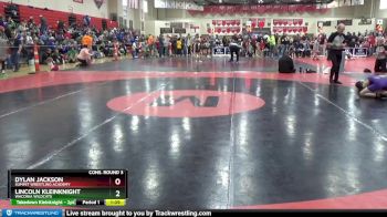 90 lbs Cons. Round 3 - Dylan Jackson, Summit Wrestling Academy vs Lincoln Kleinknight, Waconia Wildcats