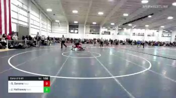 285 lbs Consi Of 8 #1 - Sean Devane, Waltham vs Justyce Hathaway, Saint John's