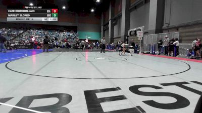 110 lbs Round Of 16 - Cate Brunton-Lain, USA Gold vs Marley Eldred, Grizzly Wrestling Club