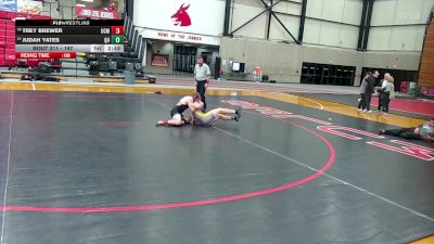 197 lbs 1st Place Match - Trey Brewer, Central Missouri vs Judah Yates, Quincy