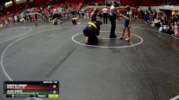 84 lbs Round 3 - Griffin Kerby, Mineral Wells vs Alex Davis, Warner Elite Wrestling Club