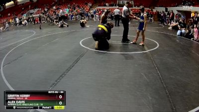 84 lbs Round 3 - Griffin Kerby, Mineral Wells vs Alex Davis, Warner Elite Wrestling Club