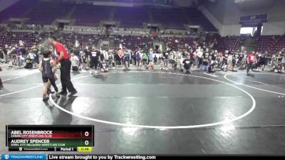 78-80 lbs Round 2 - Abel Rosenbrock, Canon City Wrestling Club vs Audrey Spencer, Steel City Reloaded Wrestling Club