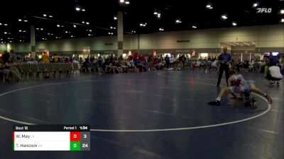138 lbs Round 4 (10 Team) - Triston Hancock, Terre Haute North vs William May, Indiana Smackdown White