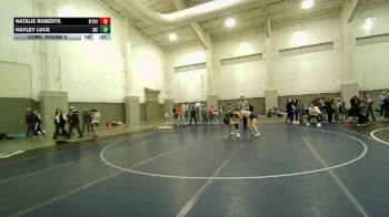 110 lbs Cons. Round 2 - Natalie Roberts, Mountain View vs Hayley Luck, Mountain Crest