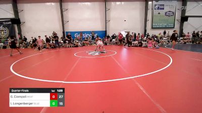 148 lbs Quarterfinal - Gavin Ciampoli, Meatballs vs Ian Longenberger, Blue Wave Barn