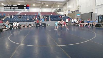 120 lbs Tucker McLennan, Minnesota Blue vs Hendrix Newcomb, Oklahoma Blue