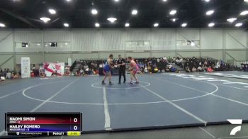 164 lbs Semis & 3rd Wb (16 Team) - Naomi Simon, Iowa vs Hailey Romero, Missouri Ice