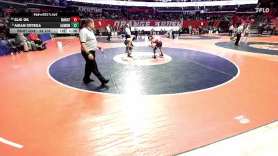 3A 106 lbs Cons. Round 2 - Elio Gil, Chicago (Marist) vs Aidan Ortega, Glen Ellyn (Glenbard West)